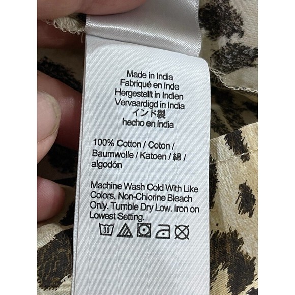 JCrew Reimagined Leopard Print Pullover Puffy Sleeve Shirt‎ Small NWT - Picture 9 of 9